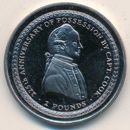 Южная Джорджия и Южные Сэндвичевы острова 2 фунта 2000 год
