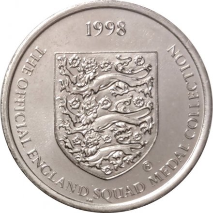 Жетон Великобритания. Сборная Англии по футболу 1998 г. Гленн Ходдл