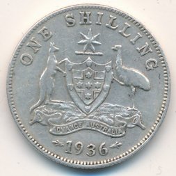 Австралия 1 шиллинг 1936 год