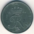 Дания 5 эре 1964 год - Король Фредерик IX (цинк)