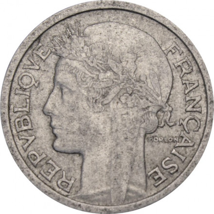 Франция 1 франк 1948 год (B)