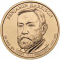 США 1 доллар 2012 год - Бенджамин Гаррисон (D)
