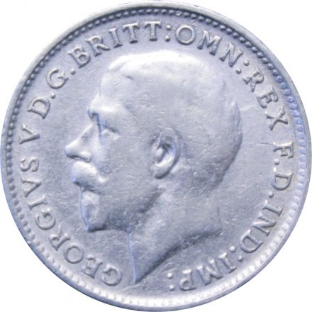 Великобритания 3 пенса 1914 год