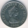 Джерси 5 пенсов 1986 год