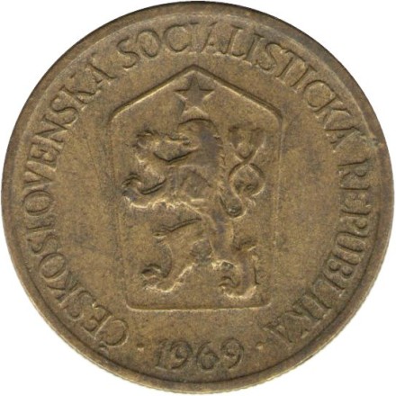 Чехословакия 1 крона 1969 год
