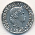 Швейцария 10 раппенов 1939 год