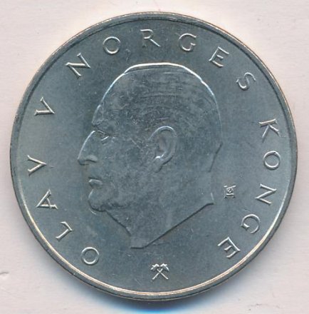 Норвегия 5 крон 1981 год - Король Улаф V