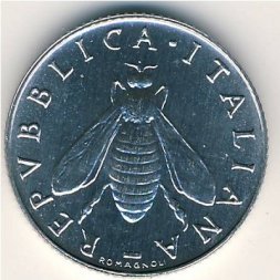 Италия 2 лиры 1985 год