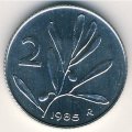 Италия 2 лиры 1985 год