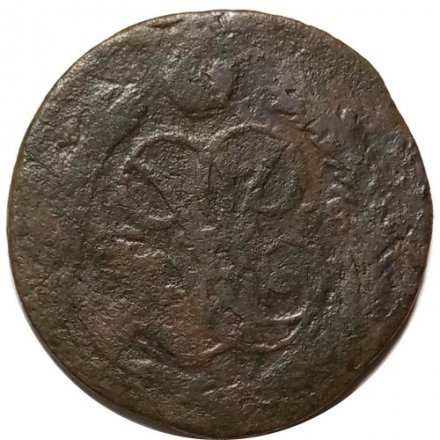 1 копейка 1758 год Елизавета Петровна (1741 - 1762) - G