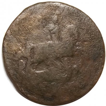 1 копейка 1758 год Елизавета Петровна (1741 - 1762) - G