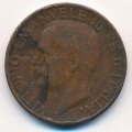 Италия 10 чентезимо 1925 год
