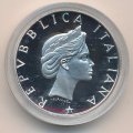 Италия 500 лир 1986 год - Международный год мира (Proof)