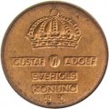 Швеция 1 эре 1970 год