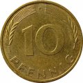 ФРГ 10 пфеннигов 1996 год - D