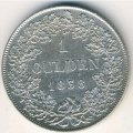 Бавария 1 гульден 1838 год