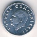 Турция 1 лира 1986 год