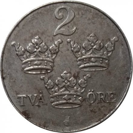 Швеция 2 эре 1917 год