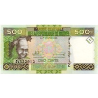 Гвинея 500 франков 2017 год - UNC
