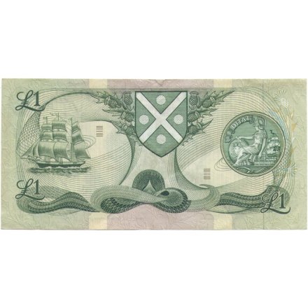 Шотландия 1 фунт 1976 год VF-XF