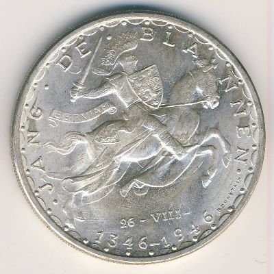 Люксембург 100 франков 1946 год