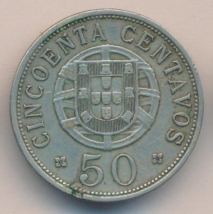 Ангола 50 сентаво 1928 год