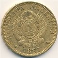 Аргентина 1 аргентино 1887 год