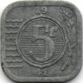 Нидерланды 5 центов 1941 год