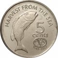 Фиджи 5 центов 1995 год - 50 лет ФАО