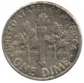 США 1 дайм (10 центов) 1953 год - Рузвельт (S)