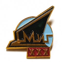 Значок МиГ XXX. ММД, СССР, 1969 год