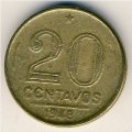 Бразилия 20 сентаво 1948 год
