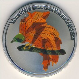 Конго 5 франков 2004 год