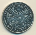 Остров Мэн 1 крона 2007 год - 100 лет Скаутскому движению