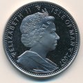 Остров Мэн 1 крона 2007 год - 100 лет Скаутскому движению