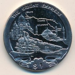 Виргинские острова 1 доллар 2013 год