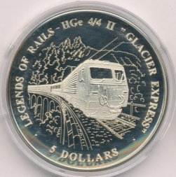 Либерия 5 долларов 2005 год
