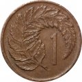 Новая Зеландия 1 цент 1971 год Флора