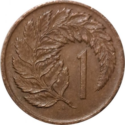 Новая Зеландия 1 цент 1971 год Флора