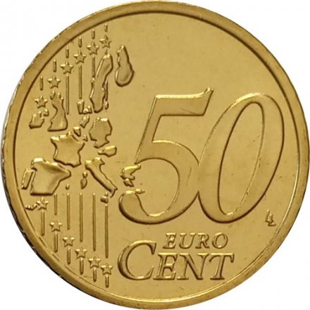 Финляндия 50 евроцентов 2005 год - Герб Финляндии aUNC