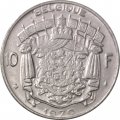 Бельгия 10 франков 1970 год BELGIQUE