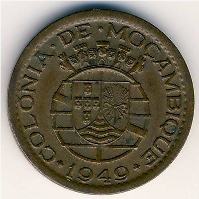 Мозамбик 20 сентаво 1949 год