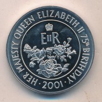 Монета Остров Вознесения 50 пенсов 2001 год
