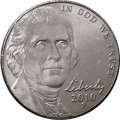 США 5 центов 2010 год (P)