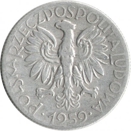Польша 5 злотых 1959 год