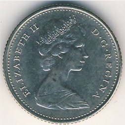 Канада 10 центов 1970 год