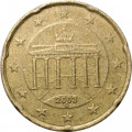 Германия 20 евроцентов 2003 год (G)