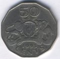 Свазиленд 50 центов 1993 год