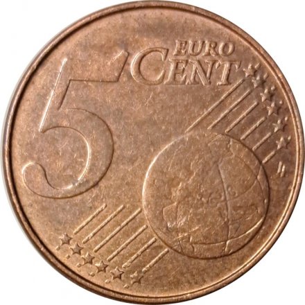 Бельгия 5 евроцентов 2006 год