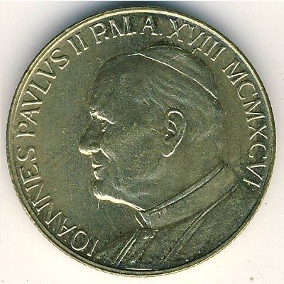 Ватикан 200 лир 1996 год